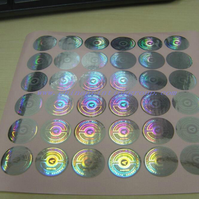 Custom Die Cut Self Adhesive Reflective Rainbow Holographic Hologram  Sticker - China Holographic Sticker, Laser Sticker